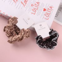 DD点点格子边布圈皮筋 3
