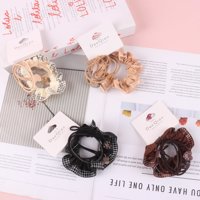 DD花边色丁（1+1+1）布圈皮筋 2