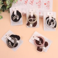YY2入穿珍珠布圈+亮银电话线 2