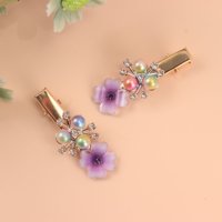 SS炫彩珠花压夹 4