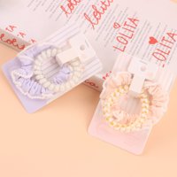 YY2入蕾丝边肠圈+印花电话线 4