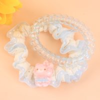 MF钉卡水晶KT猫肠圈电话线套装 5