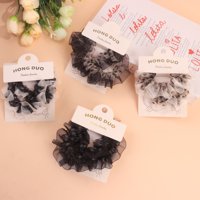 HD大圆点网纱花边肠圈 2