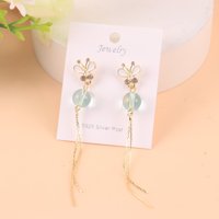 MZQ蜜蜂透彩珠流苏耳坠 3