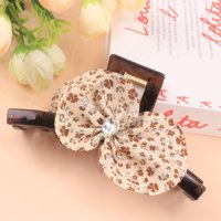 TQ碎花布蝴蝶结T型透色大爪 5