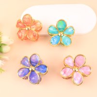 SY金边晕染鸡蛋花爪夹 2