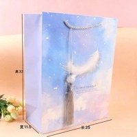 BC518-01竖版大号流苏礼品袋-此刻美好 4