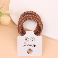 JY简约花边咖皮筋 3