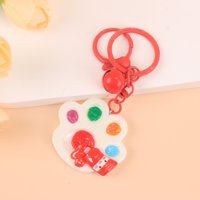 TGX猫爪调色盘铃铛吊卡挂件（颜色随机） 3