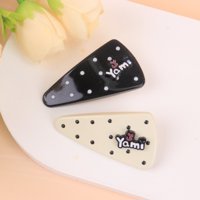 YD黑白波点三角压夹 3