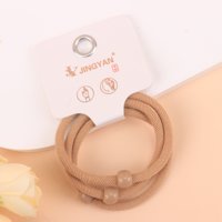 JY圆珠咖色皮筋 3