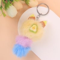 CM大头毛毛虫毛球挂件 3
