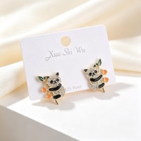 XSW熊猫耳钉 2