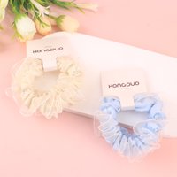 HD柔纱花边碎花肠圈肠圈 3