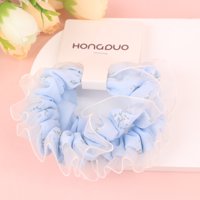 HD柔纱花边碎花肠圈肠圈 4