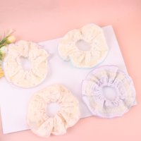 ASN印花格子锁边肠圈 2