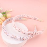 HD卡通碎花褶皱发箍 3