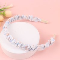 HD卡通碎花褶皱发箍 4