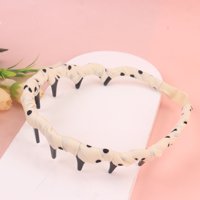 HD-波点褶皱带齿发箍 4