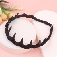 HD-黑褶带齿发箍 3