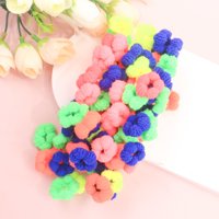 CJ80根彩小花朵毛巾圈 4