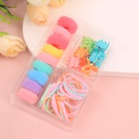 YD可爱猫咪彩小爪毛巾圈一次性皮筋组合 3