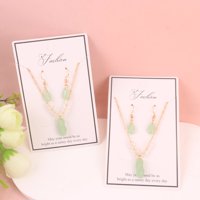 MZQ玉花生项链+耳坠 2