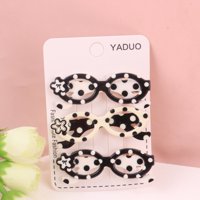 YD黑白波点眼镜3个压夹（款式随机） 4