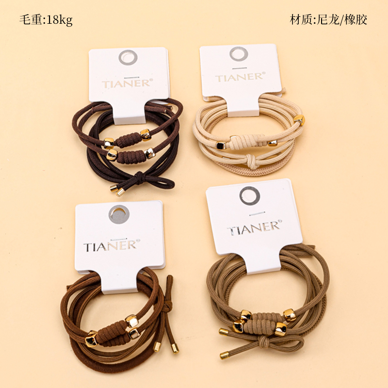 Dây cao su thắt nút 4 kiểu Hàn Quốc