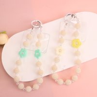 HS珍珠花朵手机链 2