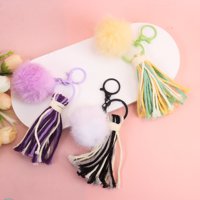 CM吊卡流苏毛球挂件 2