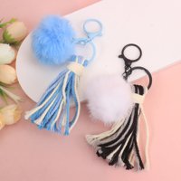 CM吊卡流苏毛球挂件 3