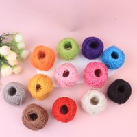 PX0326DIY彩色橄榄球三股麻绳 2