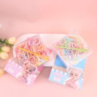 YD可爱女孩彩拆发器一次性皮筋组合 3