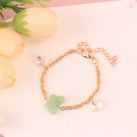 MZQ闪钻玉蝴蝶手链 4