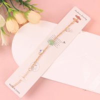 MZQ闪钻玉桃心手链 3