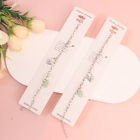 MZQ锁心玉水滴手链 2