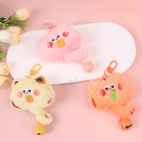 MN吊卡尾巴猫铃铛毛绒挂件（颜色随机） 2
