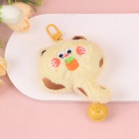 MN吊卡尾巴猫铃铛毛绒挂件（颜色随机） 5