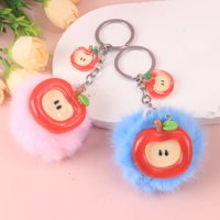 CM苹果毛球挂件 3