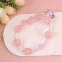 MN玫瑰绣球手机链 2