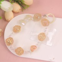 MN玫瑰绣球手机链 3