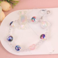 MN炫彩珠手机链 2