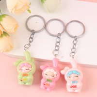 MN树脂兔装女孩挂件 3