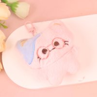 MN吊卡呆萌猫毛绒挂件（颜色随机） 3