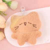 MN吊卡呆萌猫毛绒挂件（颜色随机） 4