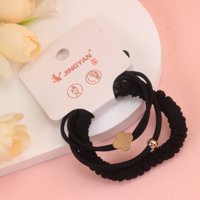 JY布艺光面合金四叶草皮筋 3
