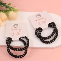 JY素纹黑色皮筋 2