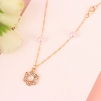 MZQ珍珠金花项链 4